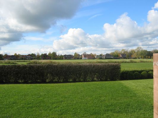 Blick zum alten Ortskern